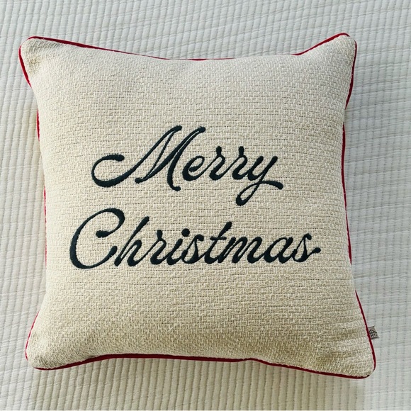 Hearth & Hand Other - Hearth & Hand with Magnolia “Merry Christmas” Icon Square Toss Pillow NWT